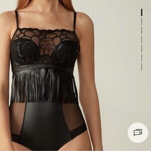 NEW Intimissimi Bandeau Bodysuit Lady Rock 34B